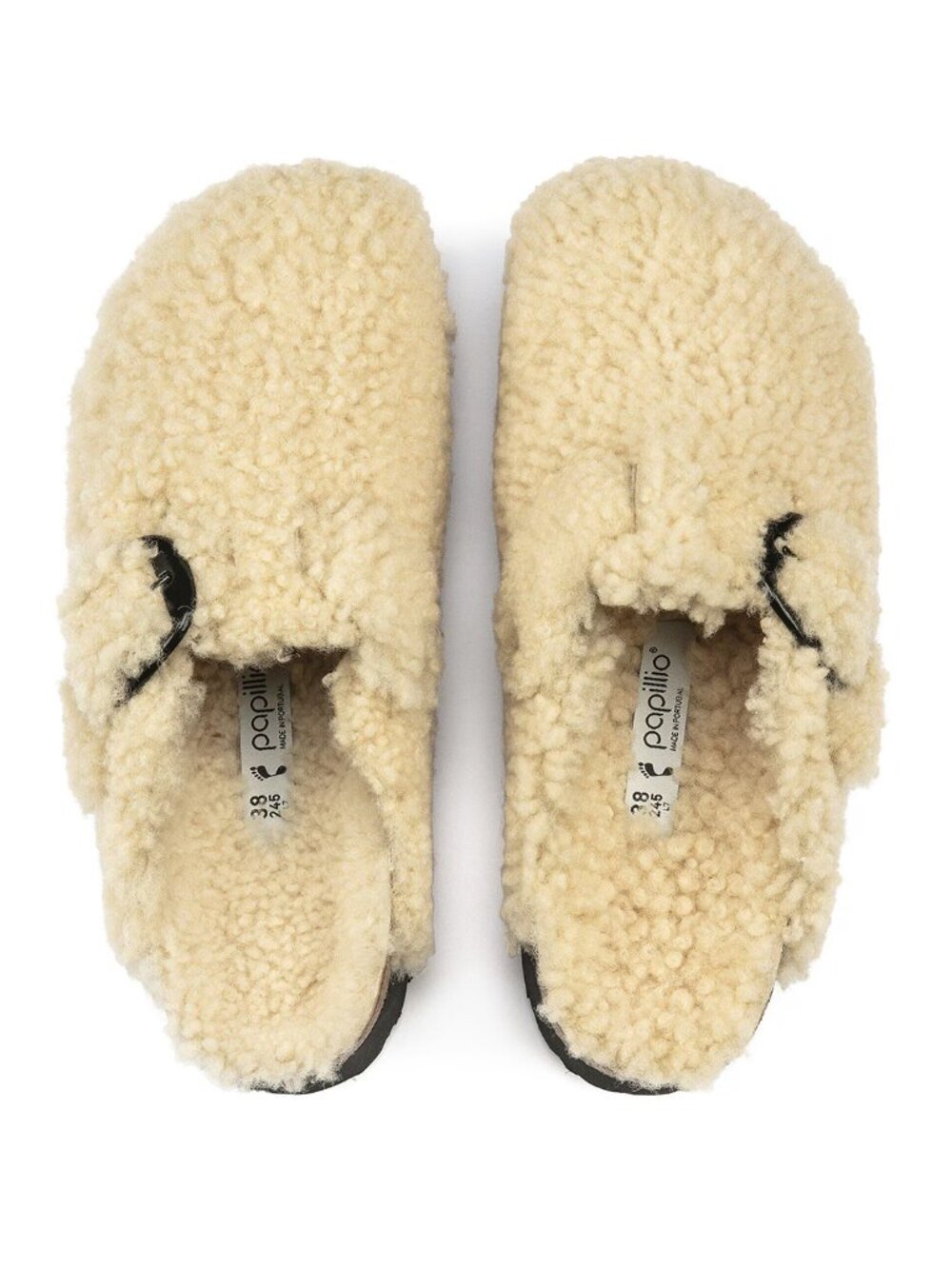 Birkenstock Boston Big Buckle Teddy Shearling Platform - 37 (6.5) - Picture 6 of 15